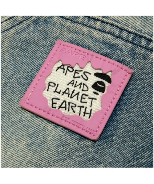 AAPE BY A BATHING APE（エーエイプバイアベイシングエイプ）の「AAPE DENIM HOODED JACKET（デニムジャケット・メンズ・ライトブルー・SMALL/LARGE/X-LARGE/MEDIUM）」の4枚目の写真