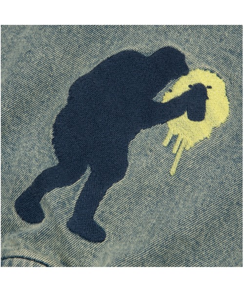 AAPE BY A BATHING APE（エーエイプバイアベイシングエイプ）の「AAPE DENIM HOODED JACKET（デニムジャケット・メンズ・ライトブルー・SMALL/LARGE/X-LARGE/MEDIUM）」の6枚目の写真