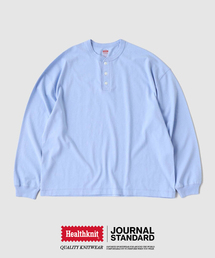Healthknit / ヘルスニット 別注 ヘンリーネック L/S Tシャツ