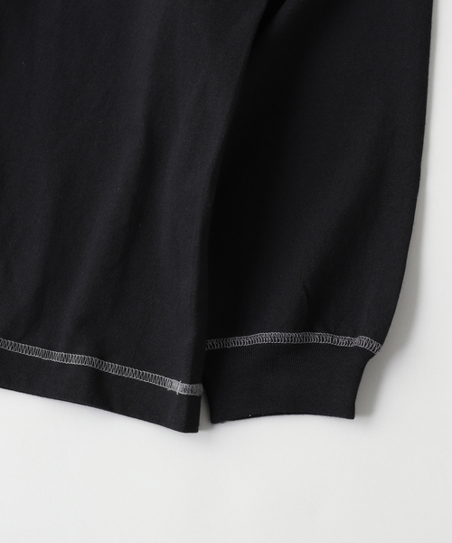 Healthknit(ヘルスニット)の「Healthknit / ヘルスニット 別注 ヘンリーネック L/S Tシャツ(Tシャツ/カットソー・メンズ・ブラック/ホワイト/ブルー系その他/ホワイト×ホワイト・LARGE/MEDIUM)」の7枚目の写真