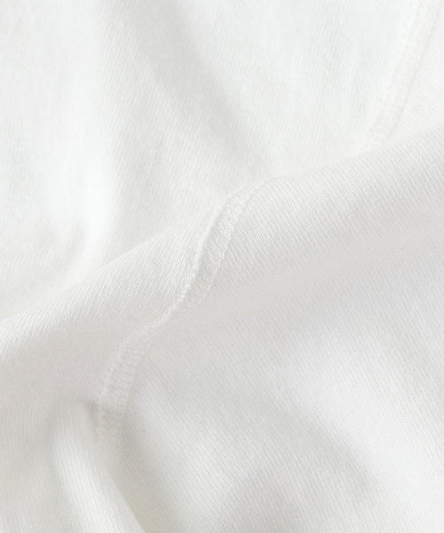 Healthknit(ヘルスニット)の「Healthknit / ヘルスニット 別注 ヘンリーネック L/S Tシャツ(Tシャツ/カットソー・メンズ・ブラック/ホワイト/ブルー系その他/ホワイト×ホワイト・LARGE/MEDIUM)」の9枚目の写真