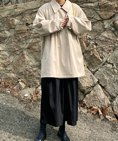 FAVORITO(ファヴォリート)の「襟付きダブルブレストジャケット(その他アウター・レディース・ベージュ・F)」の12枚目の写真