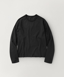 カットオフロングスリーブTシャツ(ブラック)