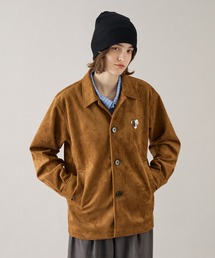 ONCILY（オンシェリー）の「HARAKO HEART PATCH FAKE SUEDE BLOUSON / ハラコハートワッペンフェイクスウェードブルゾン（ブルゾン）」
