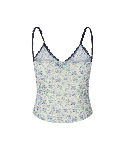 PLEASENOFOLLOW（プリーズノーフォロー）の「Maisie Lace Sleeveless Top (Custard)（Tシャツ/カットソー・レディース・その他・FREE）」の3枚目の写真