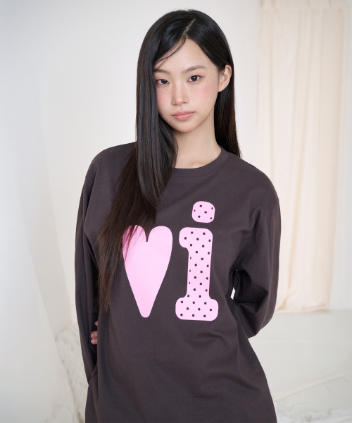 Video Jockey（ビデオジョッキー）の「ビビ LS Tシャツ [ブラウン]（Tシャツ/カットソー・レディース・ブラウン・MEDIUM/SMALL）」の5枚目の写真