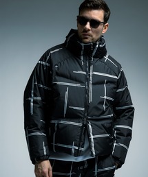 1PIU1UGUALE3 RELAX × +phenix(ウノピゥウノウグァーレトレ リラックス)スタンドカラー ショートダウンジャケット / WINDSTOPPER PRODUCTS BY GORE-TEX LABS