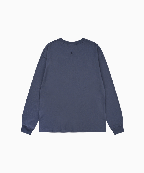HELLO SUNRISE(ハローサンライズ)の「Sun Stamp L/S Tシャツ_VTG ネイビー(Tシャツ/カットソー・レディース・ネイビー・SMALL/MEDIUM/LARGE)」の2枚目の写真
