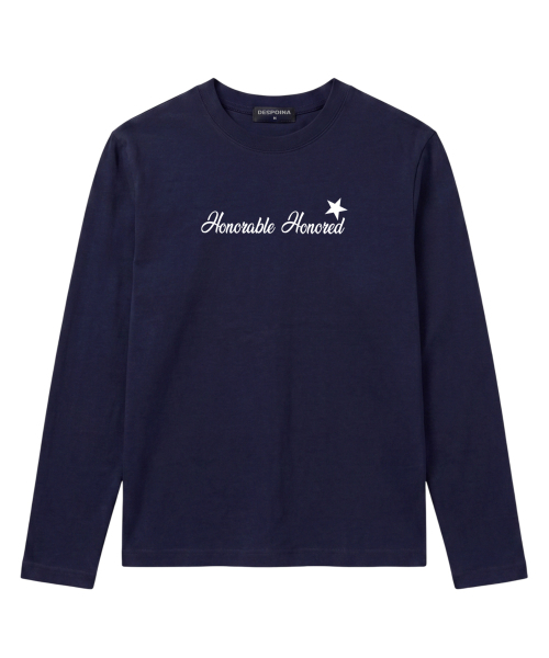 VANNWORKS(バンワークス)の「アナラブル スター クロップド長袖Tシャツ (VLS232) ネイビー(Tシャツ/カットソー・レディース・その他・X-LARGE/SMALL/MEDIUM/LARGE)」の2枚目の写真