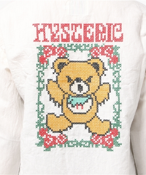 HYSTERIC GLAMOUR（ヒステリックグラマー）の「BEAR DREAM刺繍 七分袖 