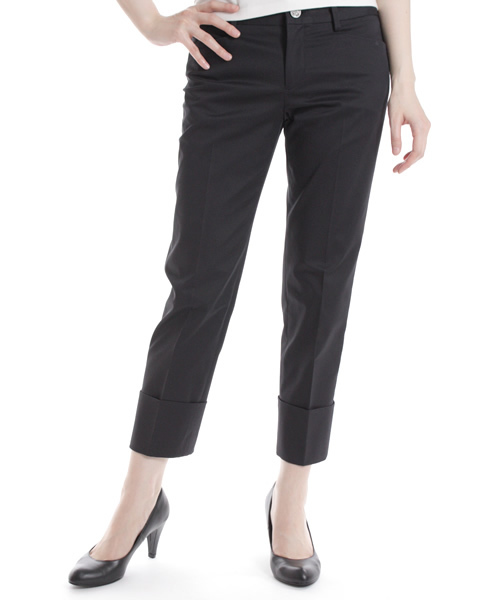 UNITED ARROWS（ユナイテッドアローズ）の「UA C/PU GABA/STRC 7L◆§（スラックス・レディース・ベージュ/オリーブ/ネイビー・36/38/40/34）」の3枚目の写真