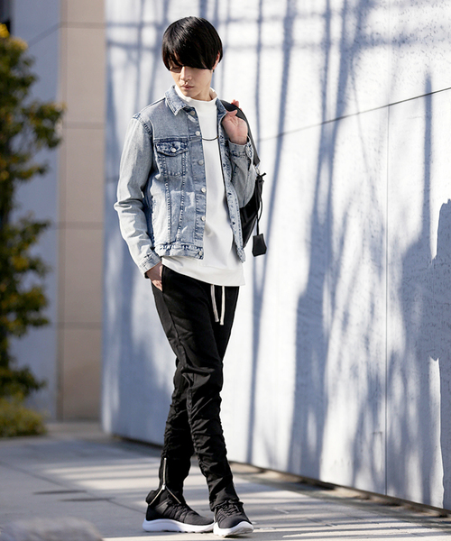 WEGO(ウィゴー)の「WEGO/サルエルジップスキニーパンツ(その他パンツ・メンズ・カーキ/ブラック・LARGE/MEDIUM)」の17枚目の写真