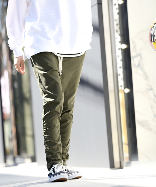 WEGO(ウィゴー)の「WEGO/サルエルジップスキニーパンツ(その他パンツ・メンズ・カーキ/ブラック・LARGE/MEDIUM)」の22枚目の写真