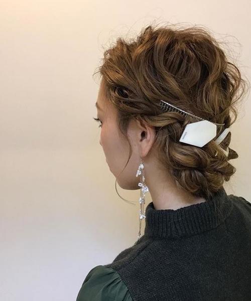 cilsoie(シルソワ)の「【別注】cilsoie ストーン風 バレッタ / シルソワ(バレッタ/ヘアクリップ・レディース・オフホワイト/ベージュ・FREE)」の3枚目の写真