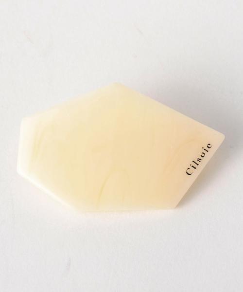cilsoie（シルソワ）の「【別注】cilsoie ストーン風 バレッタ