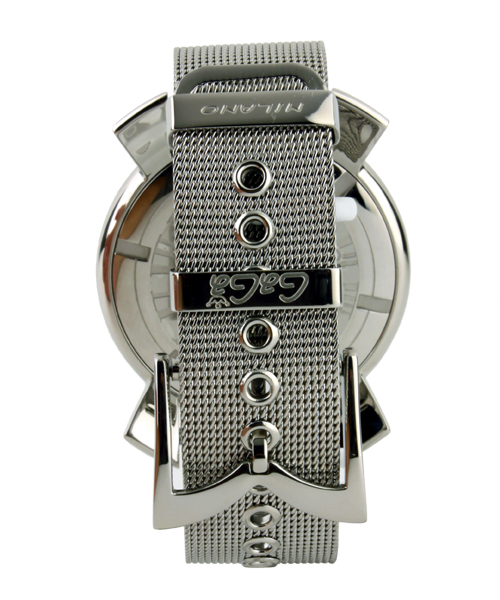 BRILLA per il gusto（ブリッラペルイルグースト）の「GaGa MILANO / MANUALE SLIM STEEL 5080-3（アナログ腕時計・メンズ・シルバー・ONE SIZE）」の3枚目の写真
