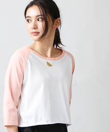 WEGO/クロップドラグランTシャツ