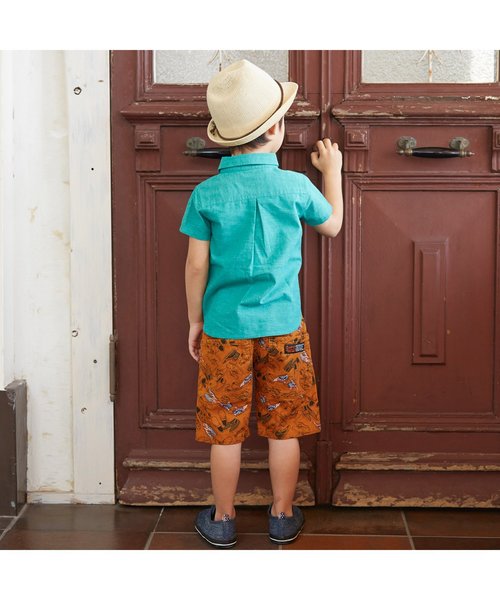 BREEZE(ブリーズ)の「カラーシャンブレーシャツ(シャツ/ブラウス・キッズ・ネイビー/レモンイエロー/グリーン・100/120/95/80/90/140/110/130)」の13枚目の写真