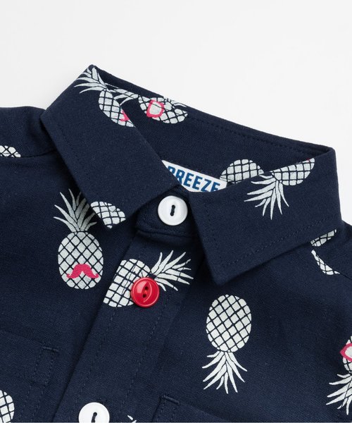 BREEZE(ブリーズ)の「カラーシャンブレーシャツ(シャツ/ブラウス・キッズ・ネイビー/レモンイエロー/グリーン・100/120/95/80/90/140/110/130)」の17枚目の写真