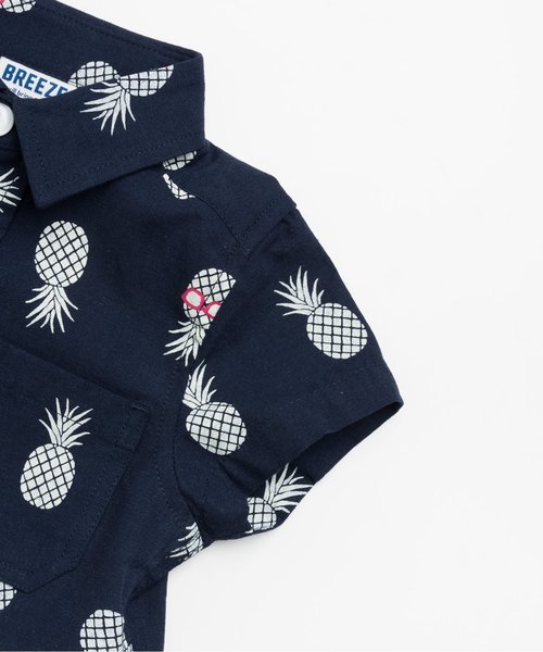 BREEZE(ブリーズ)の「カラーシャンブレーシャツ(シャツ/ブラウス・キッズ・ネイビー/レモンイエロー/グリーン・100/120/95/80/90/140/110/130)」の15枚目の写真