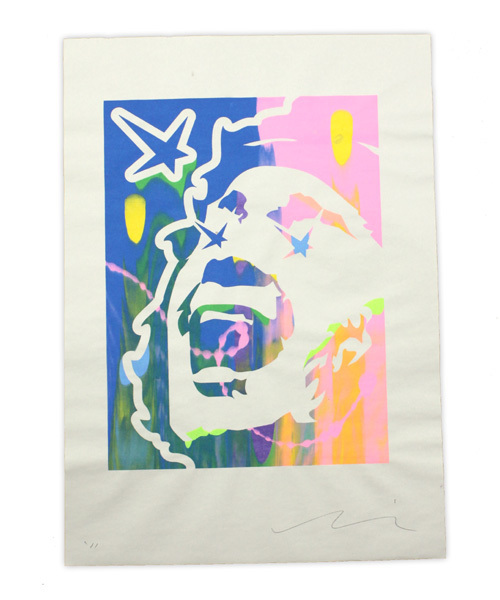 風間直実「Vessel」シルクスクリーンアートポスター／額装付き／希少プレミア TOKYO CULTUART by BEAMS（トウキョウカルチャートバイビームス）の