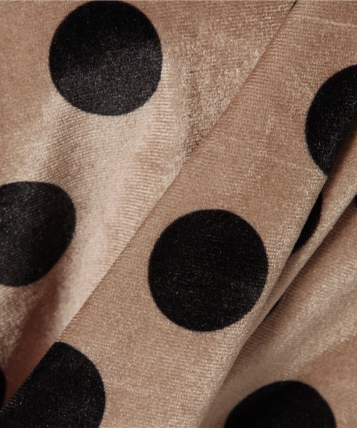 MERLOT（メルロー）の「ドット柄ワンピース1271（ワンピース・レディース・ブラック/ベージュ・FREE）」の11枚目の写真
