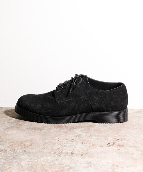 Magine（マージン）の「OILED VELOR AIR CUSION OXFORD PLANE TOE：オイルドベロア エアークッション オックスフォード プレーントゥ（ドレスシューズ・メンズ・ブラック/ブラウン・41/42/43）」の5枚目の写真