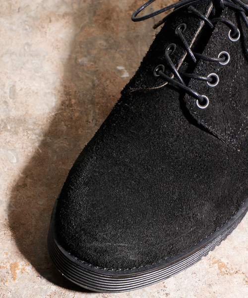 Magine（マージン）の「OILED VELOR AIR CUSION OXFORD PLANE TOE：オイルドベロア エアークッション オックスフォード プレーントゥ（ドレスシューズ・メンズ・ブラック/ブラウン・41/42/43）」の6枚目の写真