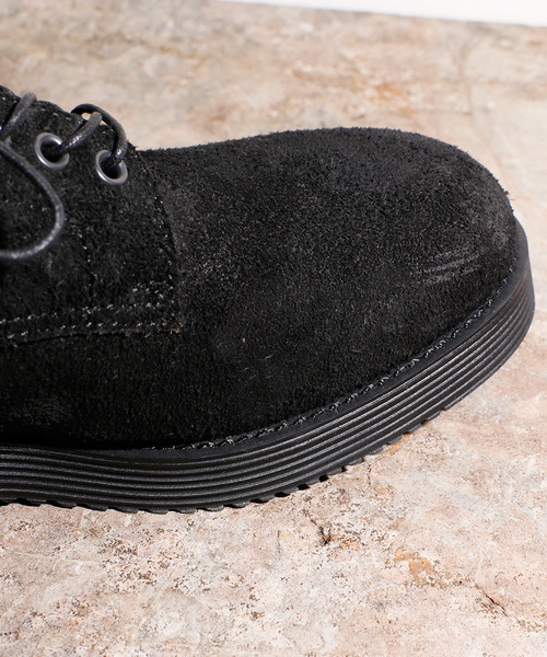 Magine（マージン）の「OILED VELOR AIR CUSION OXFORD PLANE TOE：オイルドベロア エアークッション オックスフォード プレーントゥ（ドレスシューズ・メンズ・ブラック/ブラウン・41/42/43）」の8枚目の写真