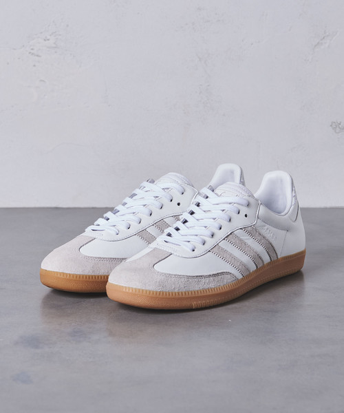 【新品/試し履きのみ】adidas SAMBA スニーカー ホワイト　26.5㎝ ID2047 adidas Originals Samba Crystal White Clay Stator Gum
