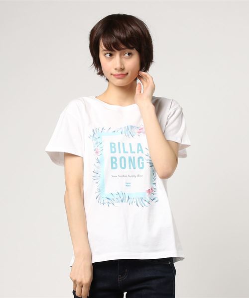 BILLABONG（ビラボン）の「BILLABONG レディース   Ｔシャツ（Tシャツ/カットソー・レディース・サックスブルー/ホワイト/イエロー・LARGE/MEDIUM）」の6枚目の写真
