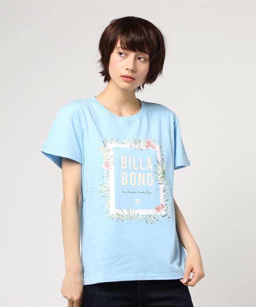 BILLABONG（ビラボン）の「BILLABONG レディース   Ｔシャツ（Tシャツ/カットソー・レディース・サックスブルー/ホワイト/イエロー・LARGE/MEDIUM）」の7枚目の写真
