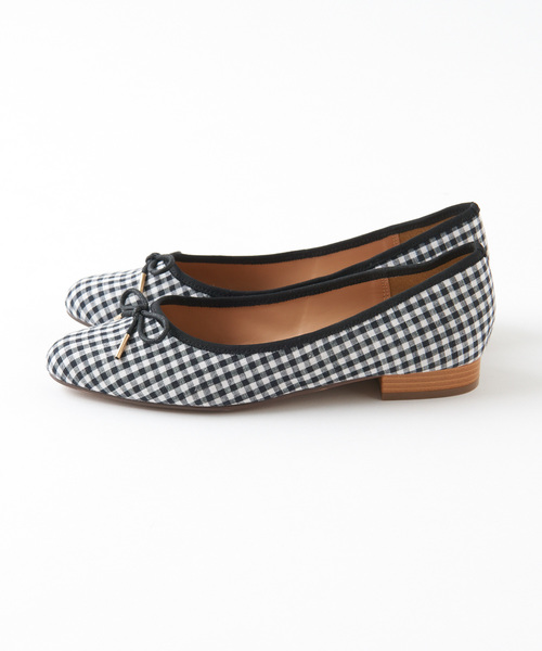 natural couture（ナチュラルクチュール）の「ギンガムバレエシューズ（バレエシューズ・レディース・チェック・M/L）」の10枚目の写真