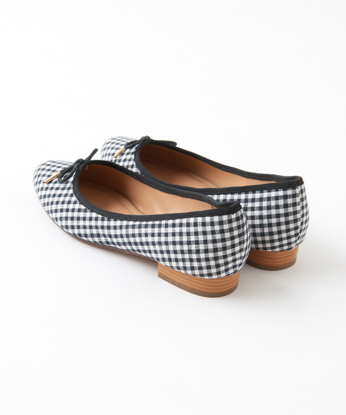natural couture（ナチュラルクチュール）の「ギンガムバレエシューズ（バレエシューズ・レディース・チェック・M/L）」の8枚目の写真