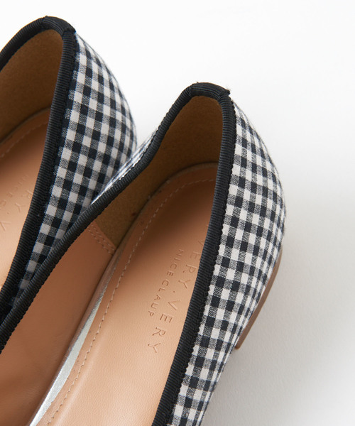 natural couture（ナチュラルクチュール）の「ギンガムバレエシューズ（バレエシューズ・レディース・チェック・M/L）」の5枚目の写真