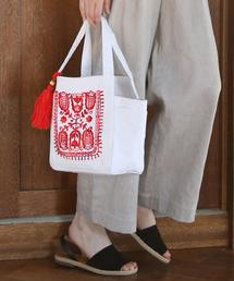 coen | 【Market】エンブロイダリー刺繍トートバッグ(トートバッグ)