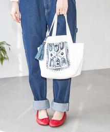 coen | 【Market】エンブロイダリー刺繍トートバッグ(トートバッグ)