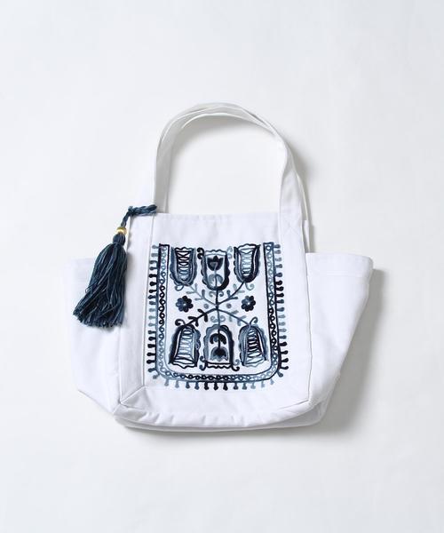 coen（コーエン）の「【Market】エンブロイダリー刺繍トートバッグ（トートバッグ・レディース・ダークグレー/グリーン/レッド・FREE）」の20枚目の写真