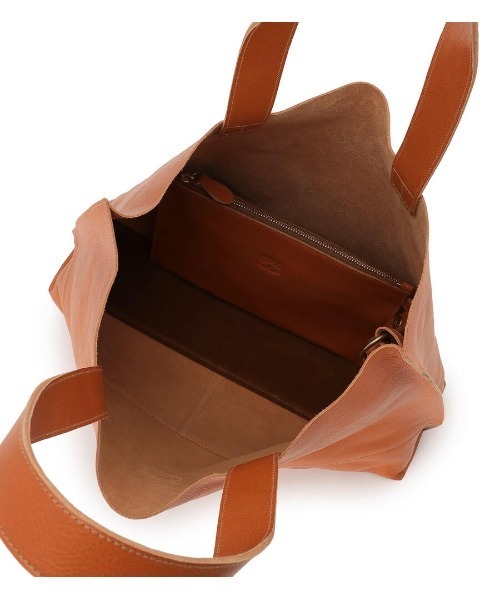 IL BISONTE(イルビゾンテ)の「IL BISONTE / ORIGINAL LEATHER / TOTE BAG(トートバッグ・レディース・ブラック/ライトブラウン/ナチュラル・FREE)」の11枚目の写真