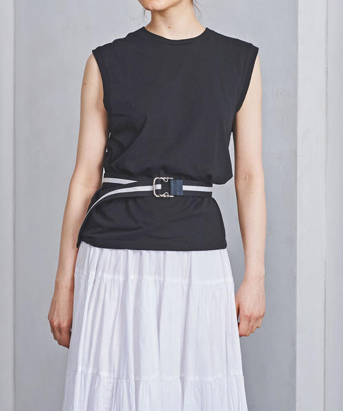 UNITED ARROWS（ユナイテッドアローズ）の「＜AMBOISE（アンボワーズ）＞リボン ベルト（ベルト・レディース・シルバー/ゴールド・80ｃｍ）」の4枚目の写真