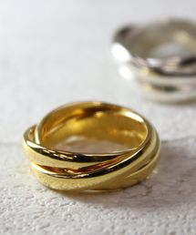 YArKA | 【YArKA/ヤーカ】silver925 3layer plate ring [oas]/シルバー925 3レイヤープレートリング(リング)