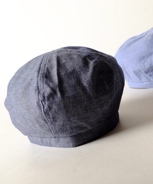 セール Chanbray Big Beret シャンブレービッグベレー ハンチング ベレー帽 Funalive ファンアライブ のファッション通販 Zozotown