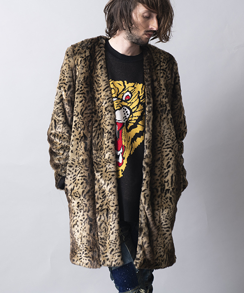 NO ID.（ノーアイディ）の「mcg2335-フェイクファーノーカラーガウン