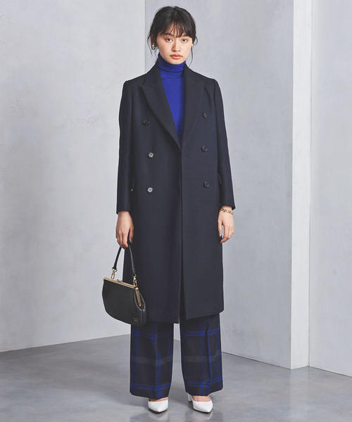 ★美品 XL★ ユナイテッドアローズ チェスターコート 金ボタン ピークドラペル UNITED ARROWS（ユナイテッドアローズ）の「◇UBCB ピークドラペル