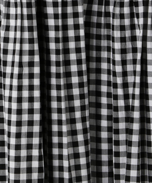 coen（コーエン）の「【Market】ウエストギャザーマキシワンピースⅡ (ストライプ・ギンガムチェック)（ワンピース・レディース・ロイヤルブルー/ブラック・FREE）」の18枚目の写真