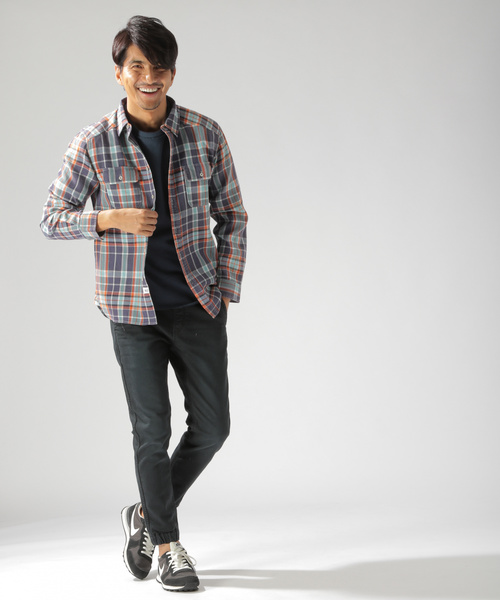 BAYFLOW(ベイフロー)の「WOVENリブパンツ(その他パンツ・メンズ・チャコールグレー/ベージュ/カーキ・SMALL/MEDIUM/LARGE)」の7枚目の写真