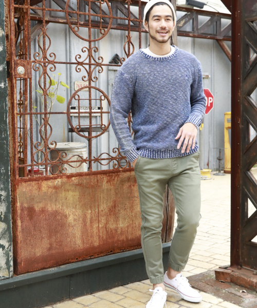 BAYFLOW(ベイフロー)の「WOVENリブパンツ(その他パンツ・メンズ・チャコールグレー/ベージュ/カーキ・SMALL/MEDIUM/LARGE)」の17枚目の写真