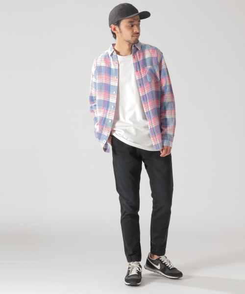 BAYFLOW(ベイフロー)の「WOVENリブパンツ(その他パンツ・メンズ・チャコールグレー/ベージュ/カーキ・SMALL/MEDIUM/LARGE)」の20枚目の写真