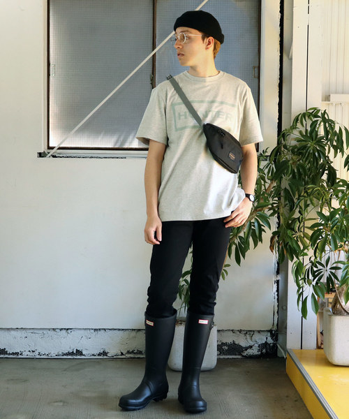 ハンター Hunter オリジナルメンズロングブーツ 2回着用美品 ハンター HUNTER メンズ オリジナル トール トラベル ブーツ