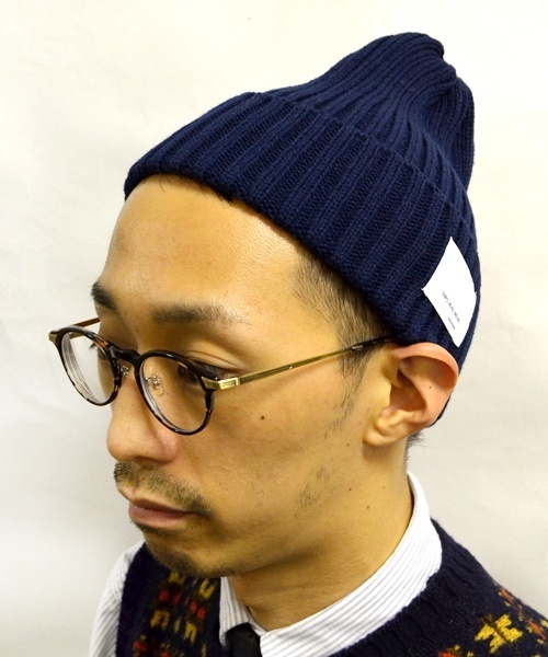 SHIPS（シップス）の「SCO: リブ ニットキャップ■（ニットキャップ/ビーニー・メンズ・グレー/ダークグレー/ブラック/ワイン/ピンクゴールド/グリーン/オリーブ/ブルー/ネイビー/パープル・ONE SIZE）」の7枚目の写真